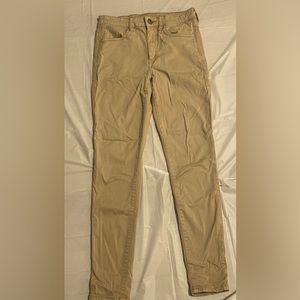 American eagle tan skinny jeans